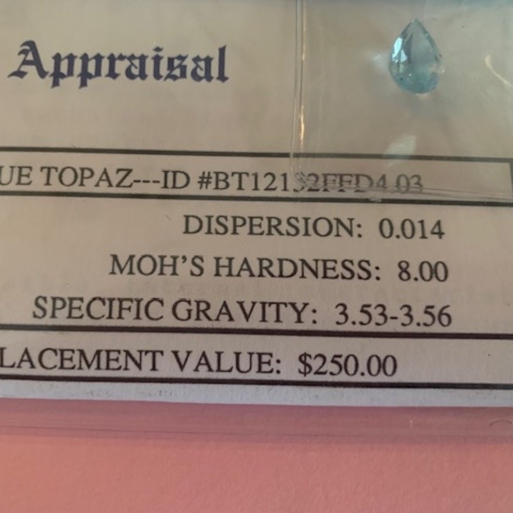 Create that Special Piece of jewelry with Genuine Certified Blue Topaz Gemstone - Picture 7 of 10